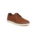 Wide Width Men's Deer Stags®Oakland Plain Toe Memory Foam Flexible Oxford Shoes by Deer Stags in Cognac (Size 11 W)