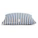 Vintage Stripe Envelope Dog Bed, 30" L X 24" W, Blue, Small