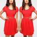 Anthropologie Dresses | Anthropologie Pins & Needles Red Dress | Color: Red | Size: Xs