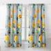 Watercolor Dream Curtain Panel Set by Greenland Home Fashions in Gray