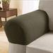 George Oliver Armrest T-Cushion Slipcover, Polyester in Brown | 8 H x 10 W x 24 D in | Wayfair 6D479829AA6445BFAA6236A88DBF322F