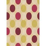 White 0.35 in Indoor Area Rug - East Urban Home Polka Dots Wool Beige Area Rug Wool | 0.35 D in | Wayfair 8B33A324E2624E24A7B284E335AF8CE1
