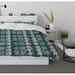 George Oliver Duvet Cover Set Microfiber in Blue/Green/White | King Duvet Cover + 2 Pillow Cases | Wayfair 1DE9570B9D2D4B4795291535F136AF41