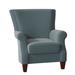 Armchair - Winston Porter Biehl 34" Wide Armchair Linen/Wood in Brown | 37 H x 34 W x 36 D in | Wayfair 3CFDDE2ED7B84F419A7A45FE50042DE6