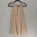 Free People Dresses | Free People Dress (Flowy And Cut Outs) | Color: Cream/Tan | Size: 4