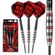 Mission Darts Paradox | Steel Tip Darts Set | 90% Tungsten Barrel | Electro Black & Red, Curved, M2 26g (D1568)