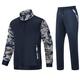 MAGCOMSEN Mens Loungewear Sets Sport Tracksuit Jogging Bottoms Long Sleeves Sweatshirts with Collar Outdoor Running Suits Athletic Tracksuits Joggers Tracksuit Set, Navy Blue
