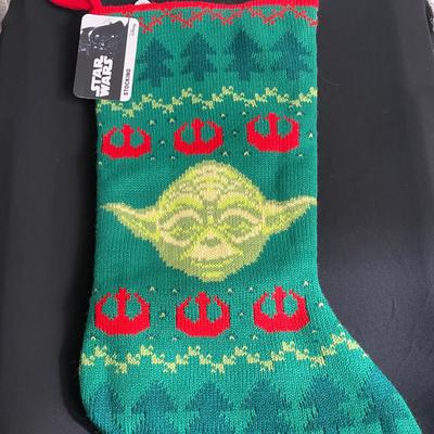 Disney Holiday | Disney Starwars Stocking Nwt | Color: Green/Red | Size: Os