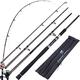 Sougayilang Carp Fishing Rod, Carbon Fiber Casting Rod, Portable 4/5 Section Fishing Rods with EVA Handle Comfortable for Saltwater Carp or Freshwater Carp Rods-4