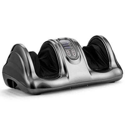 Costway Therapeutic Shiatsu Foot Massager with High Intensity Rollers-Gray