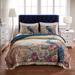 Eden Peacock Quilt and Pillow Sham Set by Greenland Home Fashions in Ecru (Size TWIN/TWINXL)