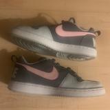 Nike Shoes | Gray And Pink Girl’s Nike Sneakers. | Color: Gray | Size: 5.5bb