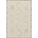 Gray 18 x 0.5 in Area Rug - Justina Blakeney x Loloi Leela Geometric Handmade Tufted Wool Ivory/Area Rug Wool | 18 W x 0.5 D in | Wayfair