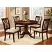 Canora Grey Orleans 48" Pedestal Dining Table Wood in Brown | 30.75 H x 48 W x 48 D in | Wayfair E40114EABC924AF9BA9A8A7CAD42609C