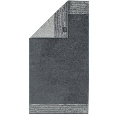 Cawö - Gästetuch 1er Pack 'Luxury Home Two-Tone' Baumwolle Handtücher 1 ct Grau