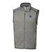 Men's Cutter & Buck Gray Los Angeles Dodgers Big Tall Mainsail Full-Zip Vest