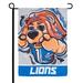 Detroit Lions Double-Sided Justin Patten Garden Flag