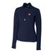 Women's Cutter & Buck Navy Auburn Tigers Traverse Half-Zip Pullover Jacket