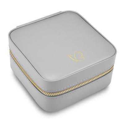 Glanzstücke München Reisetäschchen Kunstleder grau 11,5 cm Damen