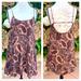 Free People Dresses | Free People Paisley Mini Dress | Color: Brown/Tan | Size: Xs