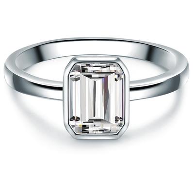 Trilani Ring Sterling Silber Zirkonia in 52 Damen Image