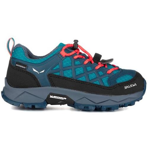 SALEWA Kinder Trekkingstiefel WILDFIRE WP, Größe 31 in Blau