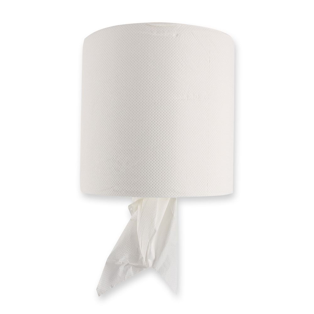 HYGOCLEAN Papierhandtuch 2-lagig Innenabwicklung perforiert 6 Rollen Hochweiss Ø 20 cm 25x20 cm (LxB) Image
