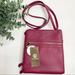 Giani Bernini Bags | Giani Bernini Triple-Zip Pebble Leather Dasher Bag | Color: Purple | Size: Os