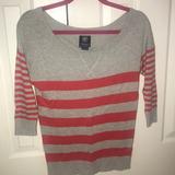 American Eagle Outfitters Sweaters | American Eagle Striped Sweater | Color: Red | Size: Xs