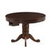 Darby Home Co Akers 49" Pedestal Dining Table Wood in Brown | 30 H x 6 W x 49 D in | Wayfair 41280A48FB2441DFBF1785CC8B6667C3