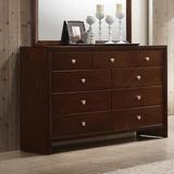 Wildon Home® Somoa 9 Drawer Standard Dresser Wood in Black | 38.25 H x 55 W x 16.5 D in | Wayfair C4222092643F4B4BBF87D5EADFDB6DF0