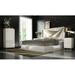 Everly Quinn Dillman Solid Wood Standard 4 Piece Bedroom Set Wood in Brown/White | Queen | Wayfair E02672190DE54209AF33FF40171BC7B1