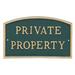 Red Barrel Studio® Private Property Statement Garden Plaque Metal | 10 H x 15 W x 0.25 D in | Wayfair 8933180AAFE04B0591C52EB014A5A47A