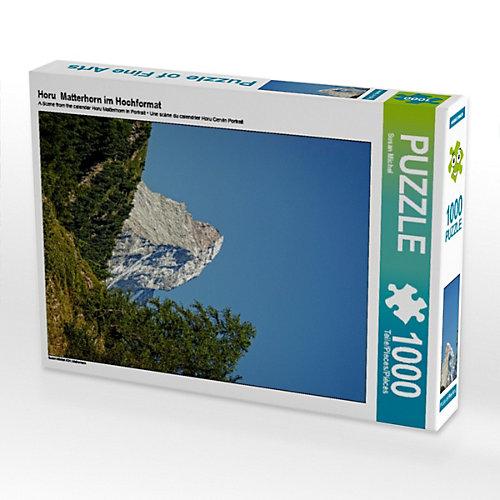 Puzzle CALVENDO Puzzle Horu Matterhorn im Hochformat - 1000 Teile Foto-Puzzle glückliche Stunden Kinder