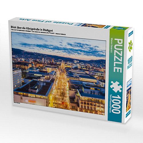 Puzzle Blick über die Königstraße in Stuttgart Foto-Puzzle Bild von Werner Dieterich Puzzle