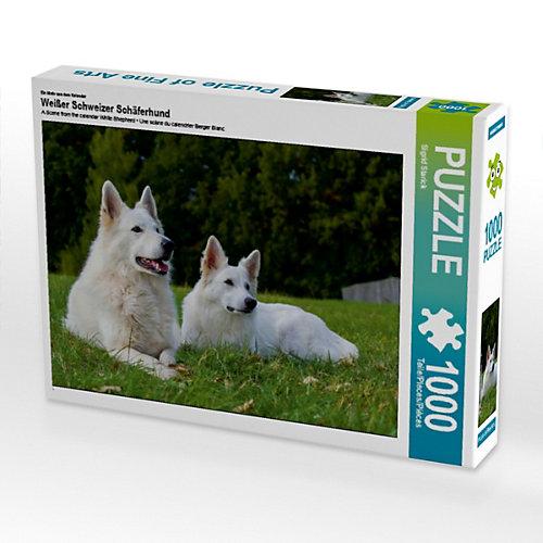 Puzzle Weißer Schweizer Schäferhund Foto-Puzzle Bild von SiSta-Tierfoto Puzzle