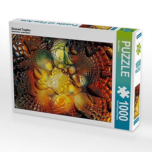 Puzzle CALVENDO Puzzle Diamant Tropfen - 1000 Teile Foto-Puzzle glückliche Stunden Kinder