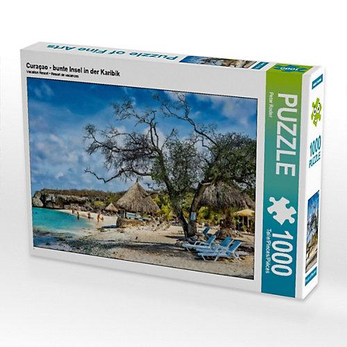 Puzzle CALVENDO Puzzle Curaçao - bunte Insel in der Karibik - 1000 Teile Foto-Puzzle glückliche Stunden Kinder