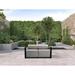 Wrought Studio™ Gruver Outdoor Loveseat w/ Cushions Metal/Rust - Resistant Metal in Black/Gray | 29 H x 60 W x 36 D in | Wayfair