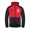 Liverpool FC Official Gift Mens Shower Jacket Windbreaker Black Red XL