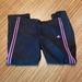 Adidas Pants & Jumpsuits | 3-Stripe Adidas Pants | Color: Black/Purple | Size: M