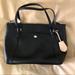 Coach Bags | Nwt Black Coach Leather Shoulder Bag | Color: Black/Silver | Size: 16.5 X 3.5 X 11.5 Inches