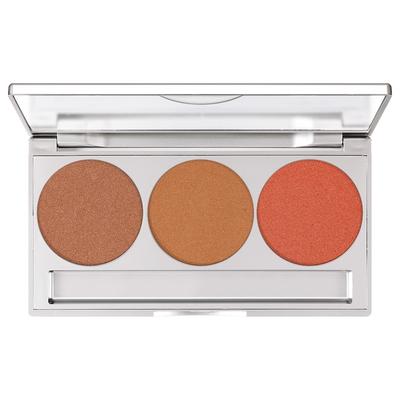 Kryolan Glamour Glow Trio Highlighter GLOW 3 9 g Hellbraun Image