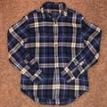 American Eagle Outfitters Shirts | American Eagle Flannel Shirt (Small) | Color: Blue/White | Size: S