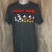 Disney Shirts | Final Price! Disney Mickey Evolution Men's Tee | Color: Gray/Red | Size: M