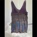 Free People Tops | Free People Sleeveless Lace Embroidered Top | Color: Green/Purple | Size: L