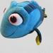 Disney Toys | Disney Dory Plush 13" Blue Fish Stuffed Animal | Color: Blue/White | Size: Osg