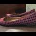 J. Crew Shoes | J.Crew Flat Shoes Red And Black And White Pattern | Color: Red | Size: 10