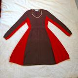 Jessica Simpson Dresses | Jessica Simpson Knit Dress | Color: Brown/Orange | Size: M