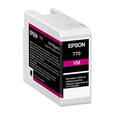 Epson 770 UltraChrome PRO10 Vivid Magenta Ink Cartridge (25mL) T770320